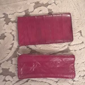 Eel skin wallets (2)